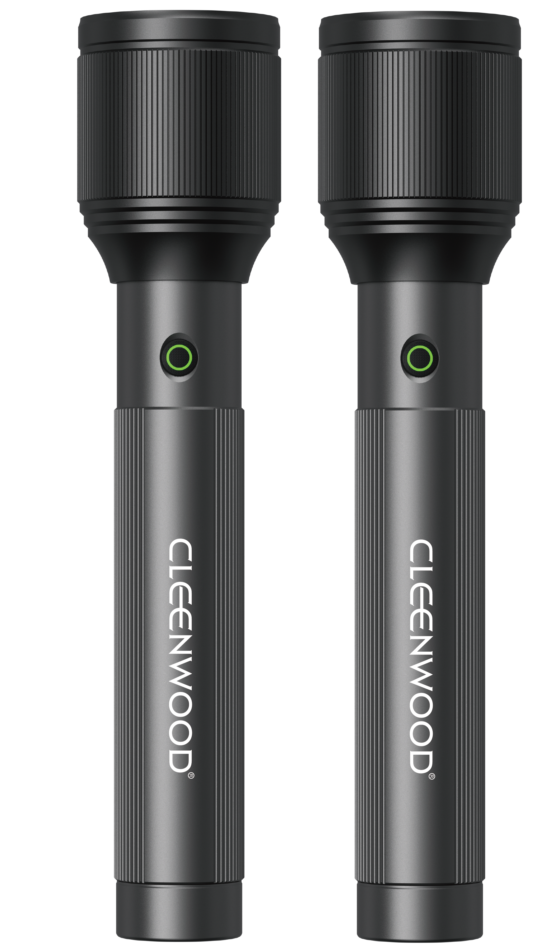 CLEENWOOD CW-236/2 Rechargeable Zoom Light | 2-Piece Set, 1500M