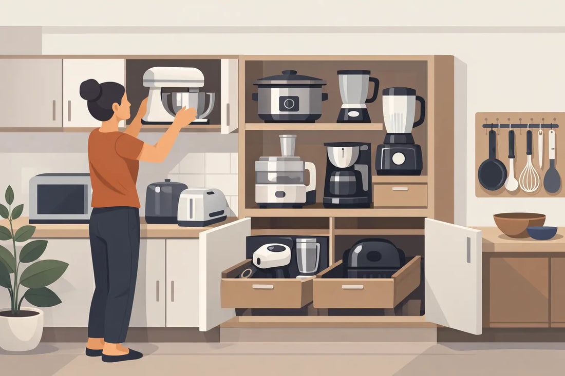 How to Store Kitchen Appliances Without Clutter