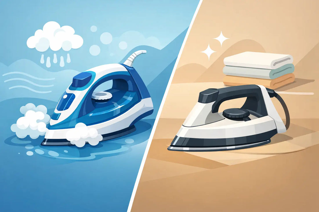 Steam Iron vs Dry Iron: Which to Buy?
