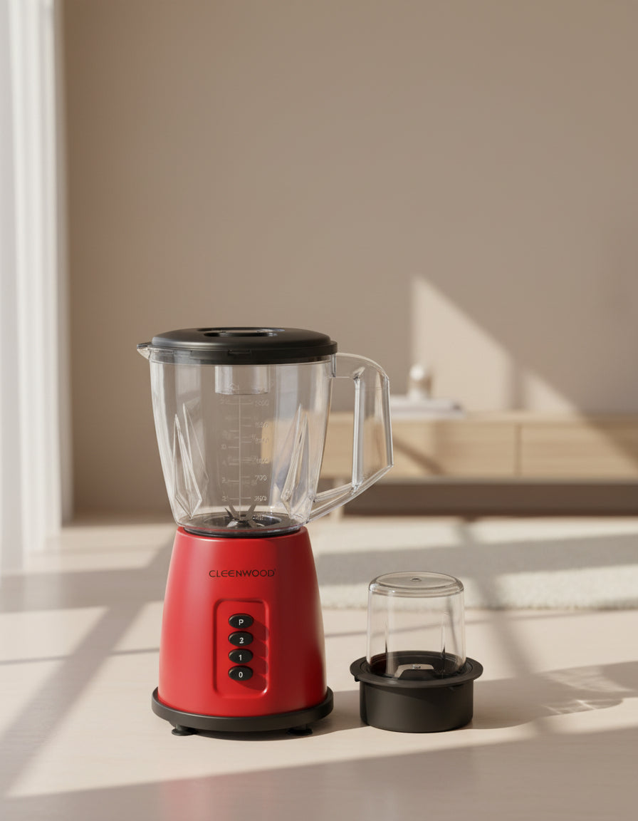 Cleenwood CW-563P 2IN1 Blender with 1.8 LTR jar and grinder mill attachment