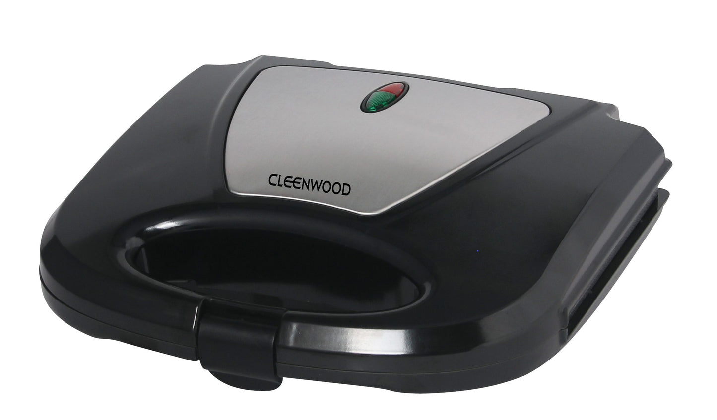 CLEENWOOD CW-675 2 Slice Sandwich Maker with non-stick plates