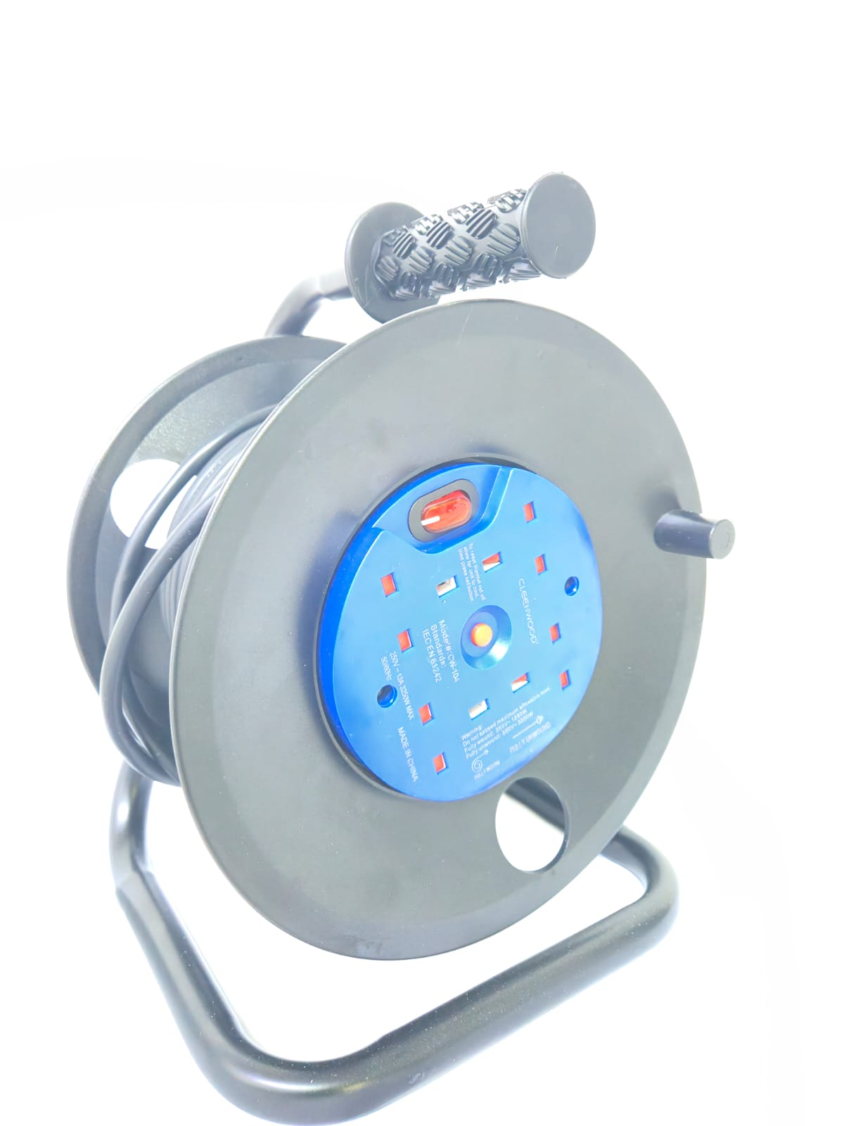 CLEENWOOD CW-104 4 Way Extension Socket with 20 Meter long cable and safety features