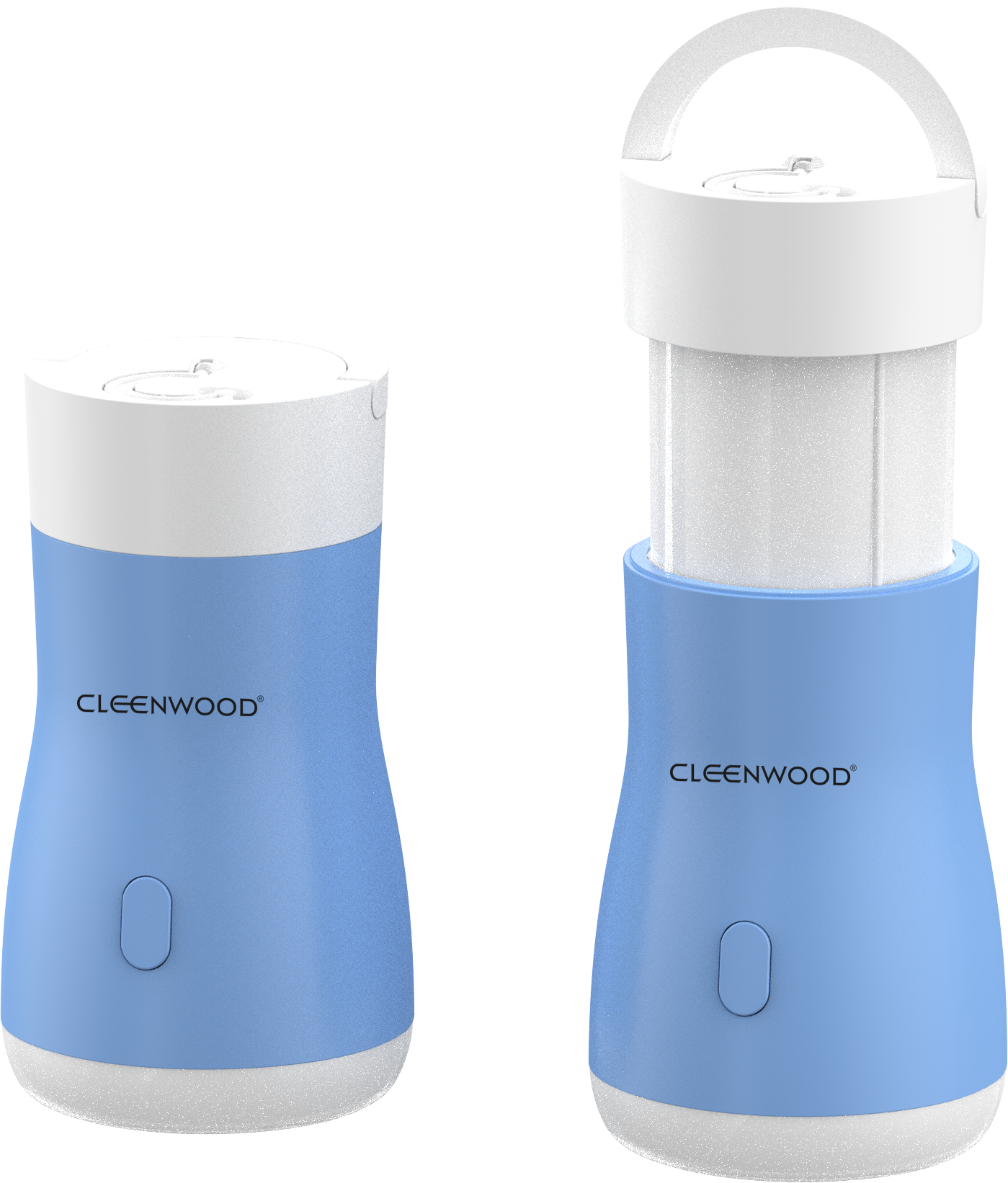 CLEENWOOD CW-191 Rechargeable LED Torch in Blue, portable flashlight