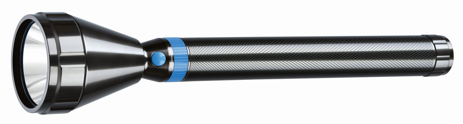 CLEENWOOD CW-221 5D Rechargeable Torch in Black, Aircraft Aluminium Body, 2500 meter range