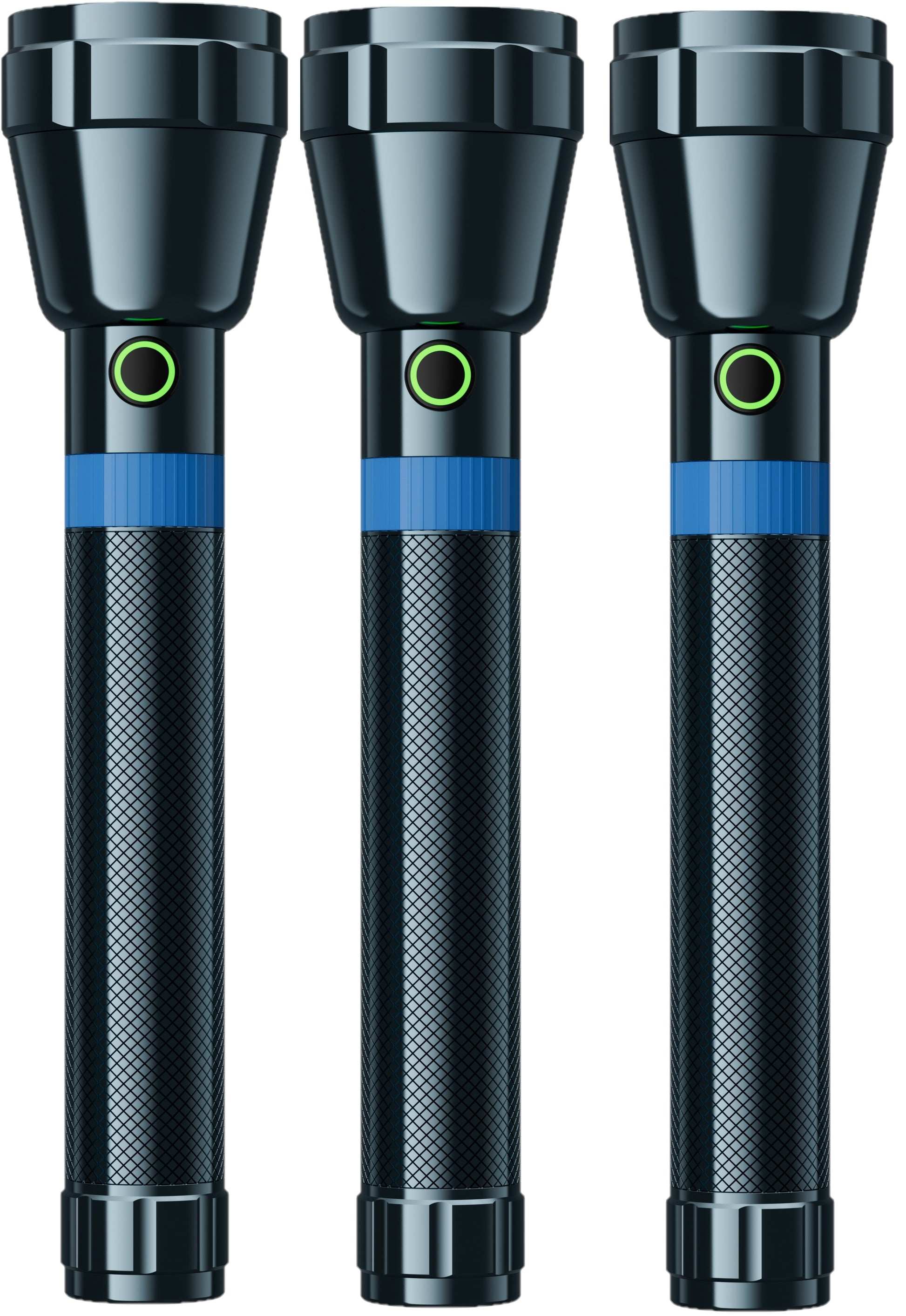 CLEENWOOD CW-231/3 Titanium Series 3-in-1 Zoom Light configured as a headlamp and a handheld flashlight