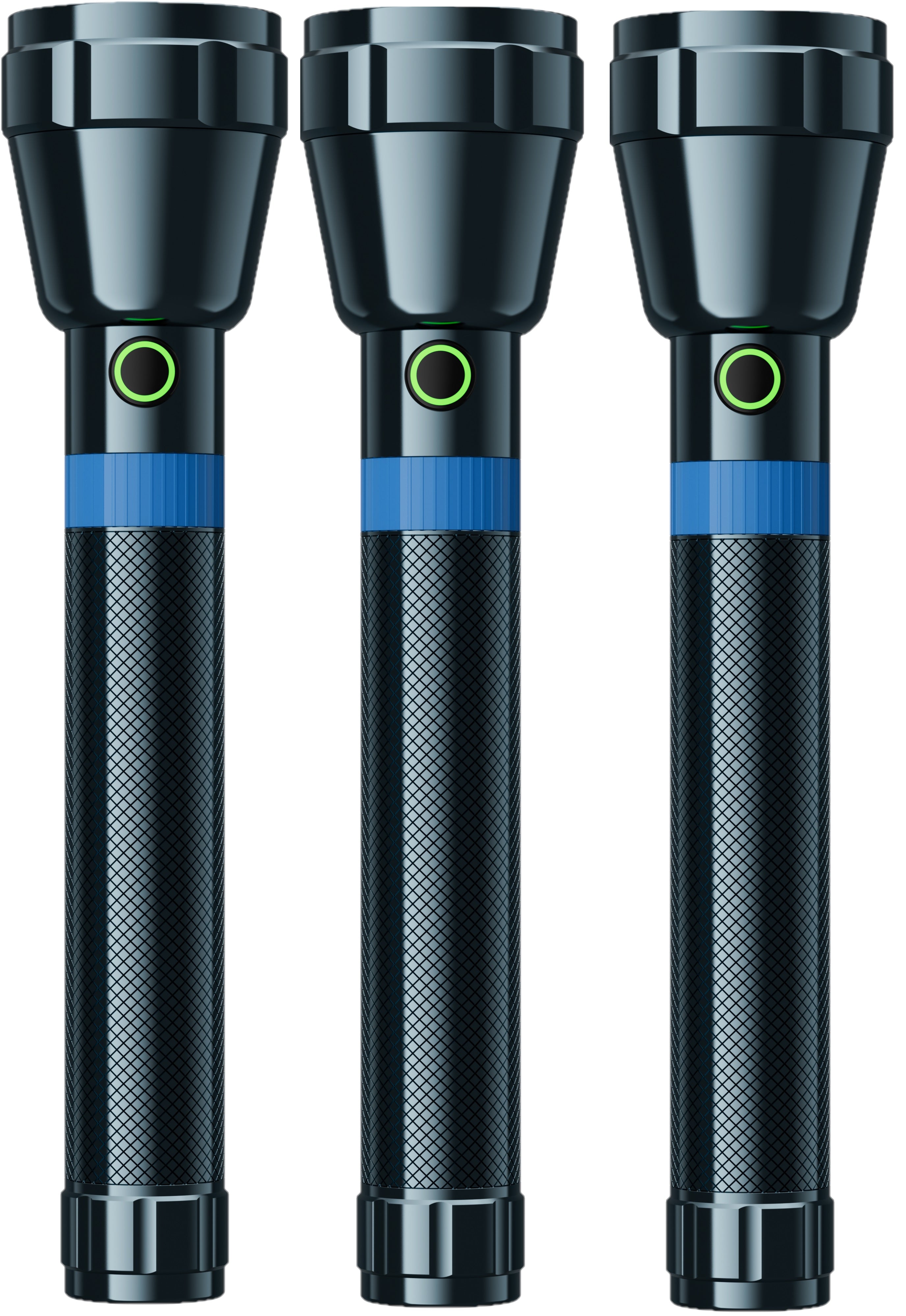 CLEENWOOD CW-231/3 Titanium Series 3-in-1 Zoom Light configured as a headlamp and a handheld flashlight