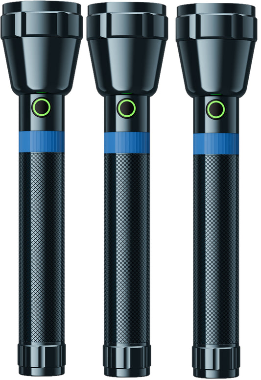 CLEENWOOD CW-231/3 Titanium Series 3-in-1 Zoom Light configured as a headlamp and a handheld flashlight