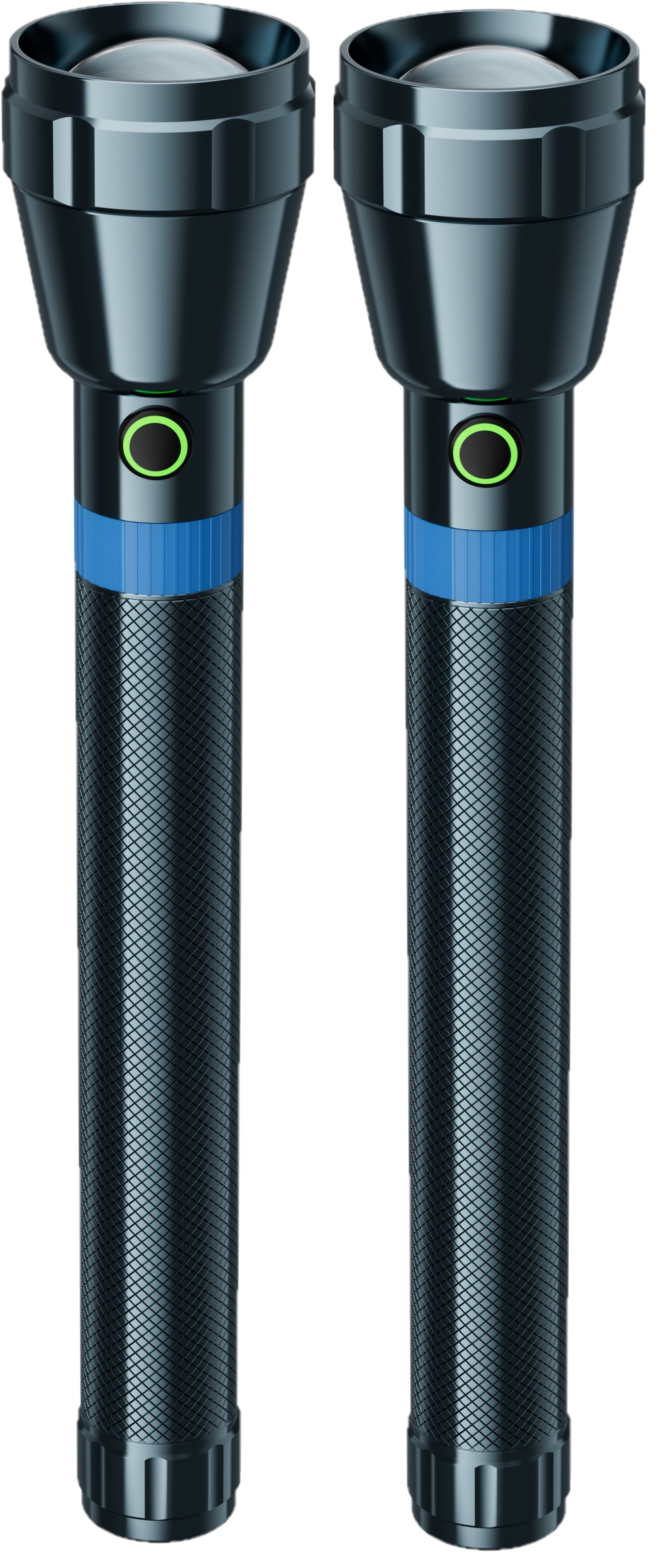 CLEENWOOD CW-232/2 Titanium Series 2-in-1 Rechargeable Zoom Light, Aircraft Aluminum Body