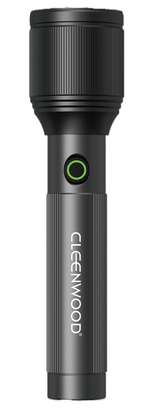 CLEENWOOD CW-235 Rechargeable Zoom Light, long-range flashlight with adjustable focus