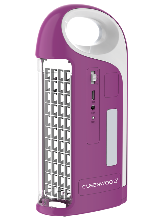 CLEENWOOD CW-317 High-Endurance Rechargeable LED Lantern in a sturdy portable design