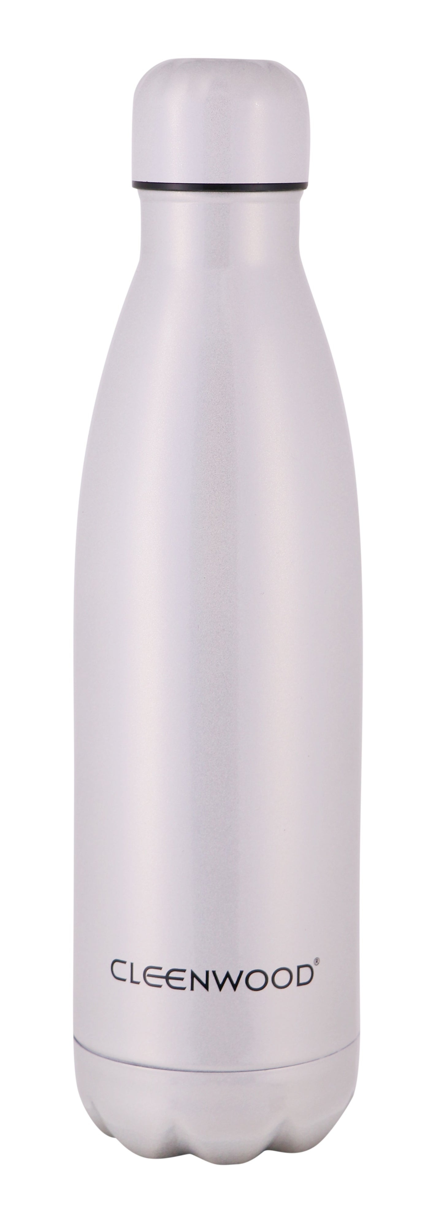 CLEENWOOD CW-364 Stainless Steel Water Bottle 500ml, small and portable with a screw top lid