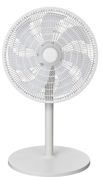 CLEENWOOD CW-385 16 Inch 2-in-1 Fan, showing the fan configured as a full-height pedestal stand fan, with the table fan components clearly visible.