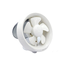 CLEENWOOD CW-475 6-inch Ventilation Fan, small white unit with a grille cover, designed for window or wall-mounted exhaust in a small bathroom.