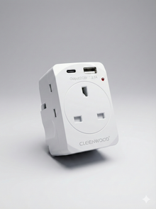 CLEENWOOD MULTI ADAPTOR 3 WAY  WITH TYPE A AND C USB CW-106