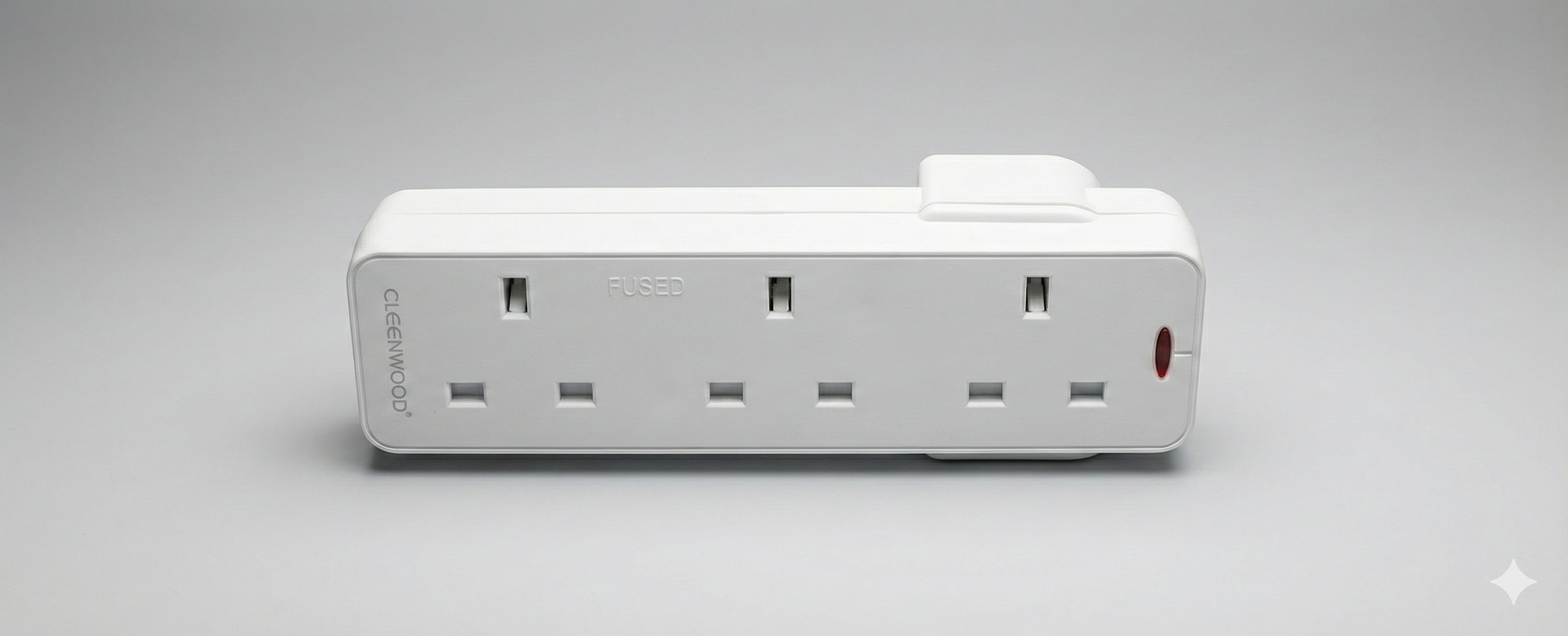 CLEENWOOD 3 WAY MULTI ADAPTOR WITH FUSE CW-107