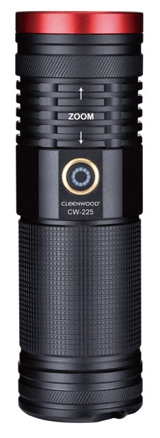 CLEENWOOD LED ZOOM FLASH LIGHT CW-225