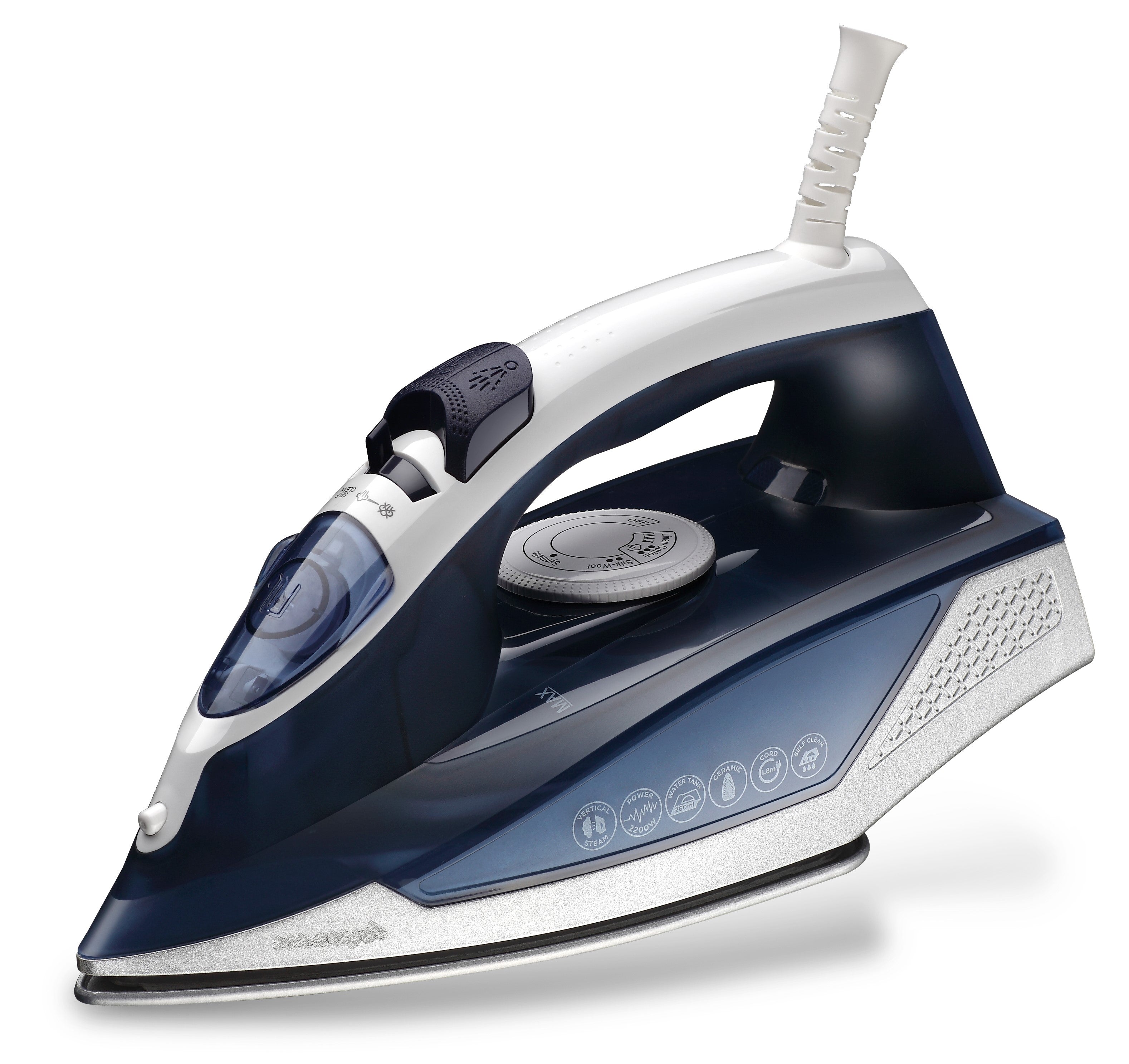 CLEENWOOD STEAM IRON ( CW-346) WATT 2200W