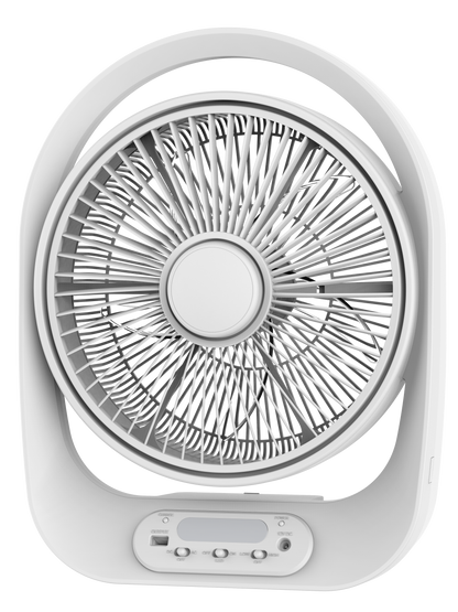 CLEENWOOD 12" REHARGEABLE TABLE FAN CW-388