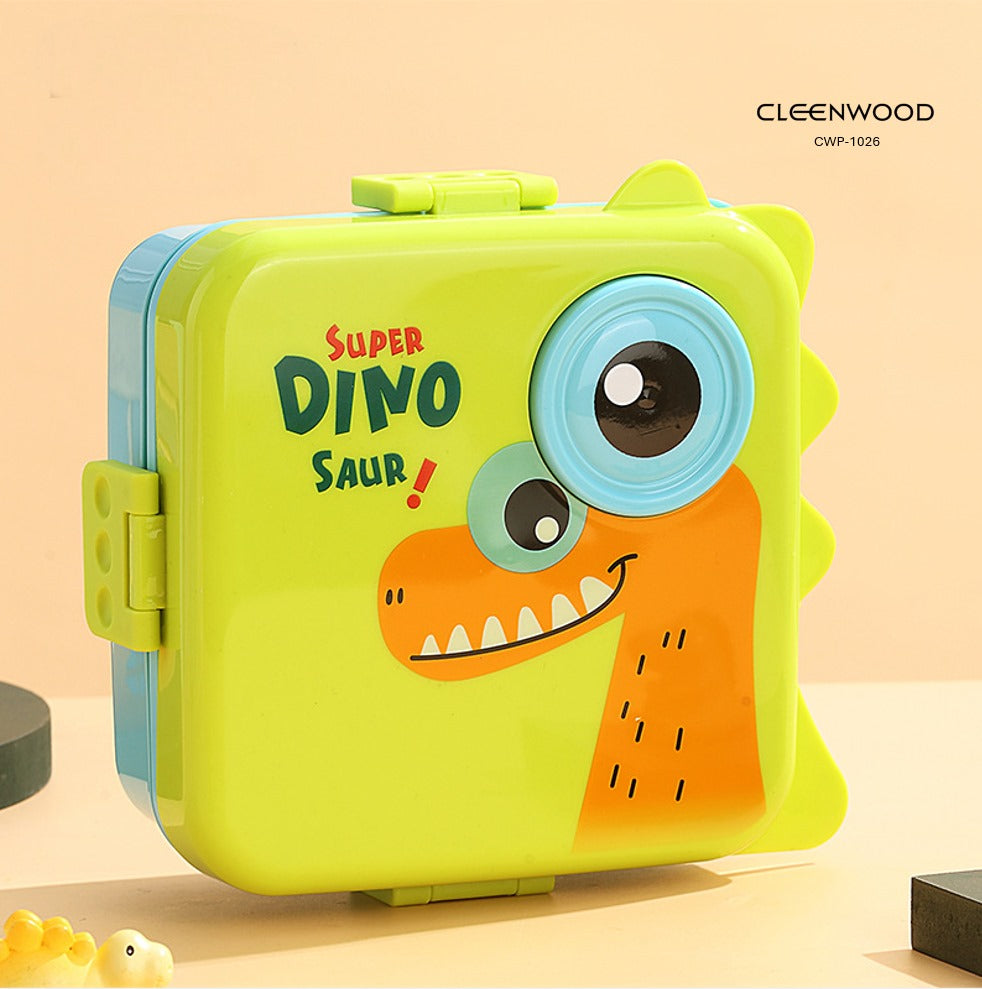 صندوق غداء بلاستيكي على شكل ديناصور من كلينوود CWP-1026 