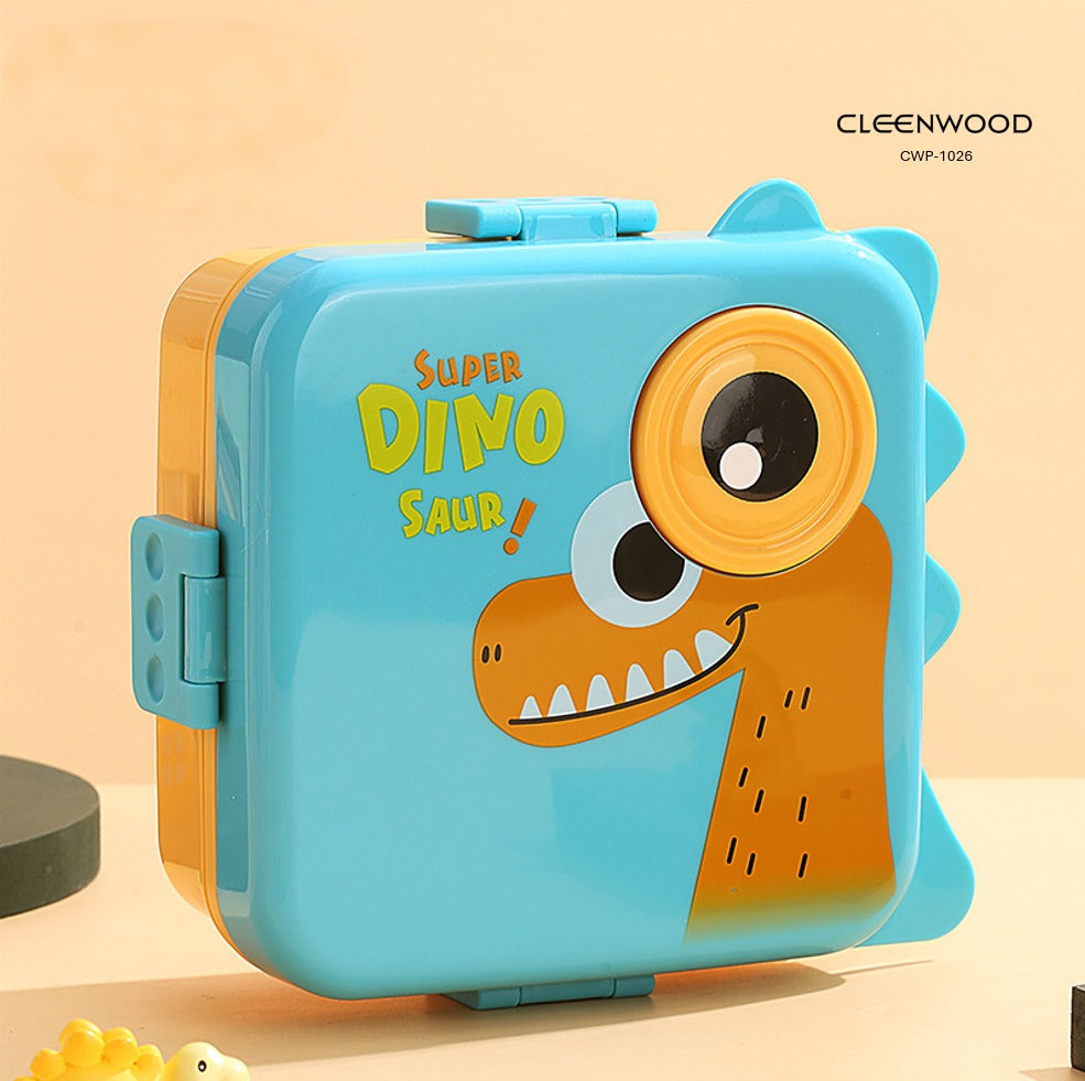 صندوق غداء بلاستيكي على شكل ديناصور من كلينوود CWP-1026 