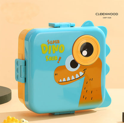 صندوق غداء بلاستيكي على شكل ديناصور من كلينوود CWP-1026 