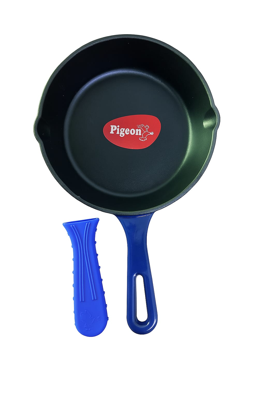 مقلاة/مقلاة من الحديد الزهر من Pigeon Imperi بمقبض سيليكون، 20 سم IMPERI-200FP