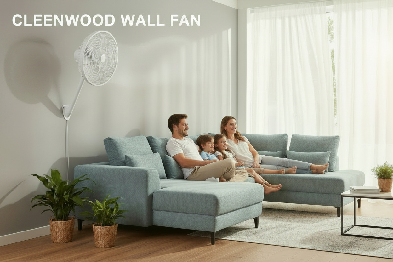 CLEENWOOD 16"  2 IN 1 WALL FAN AND TABLE FAN CW-385