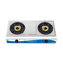 CLEENWOOD STAINLESS STEEL TWO BURNER GAS STOVE CW-260