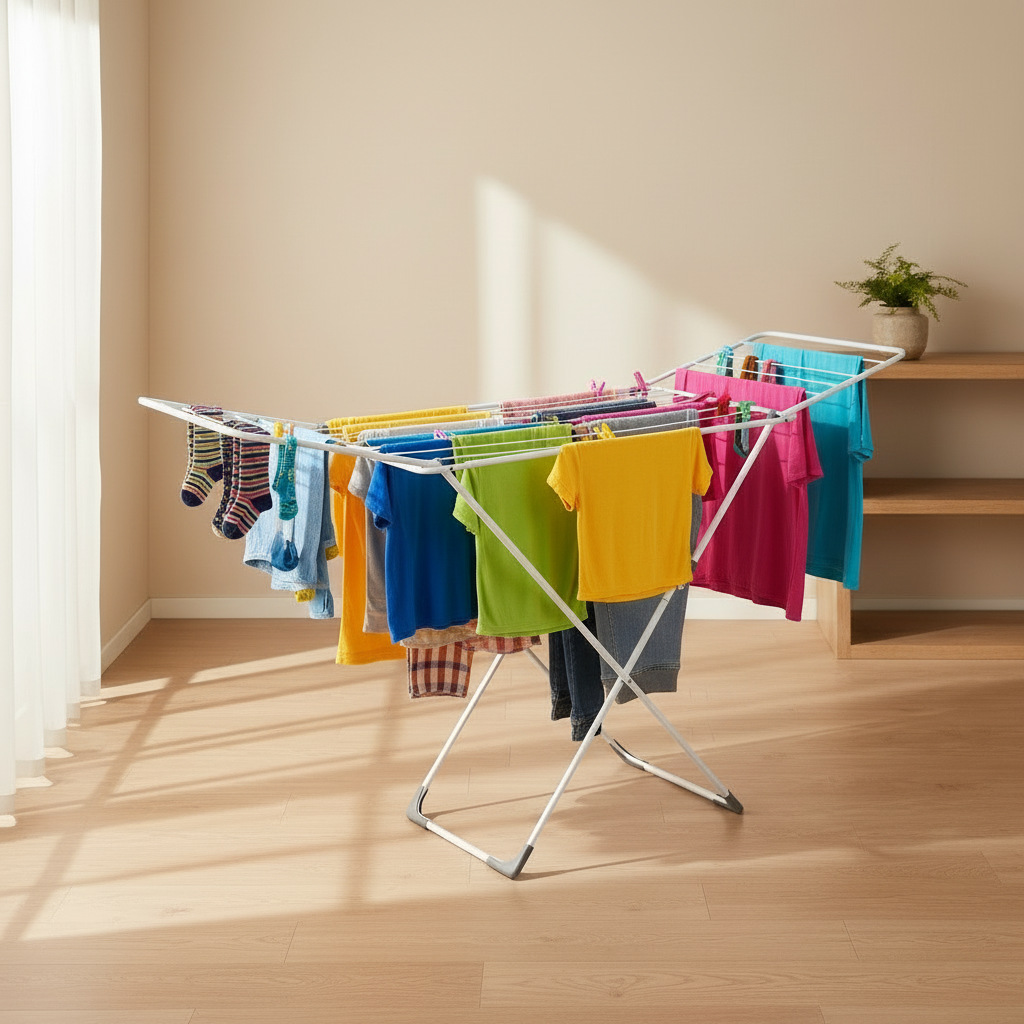 حامل تجفيف الملابس القابل للطي CWP-1250 من CLEENWOOD