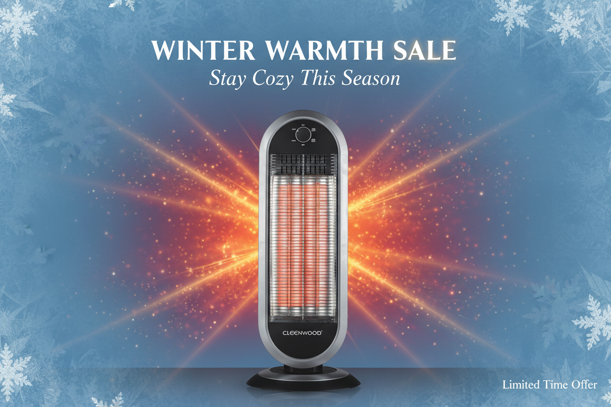 Winter Promotion Banner for CLEENWOOD ROOM HEATER CW-444